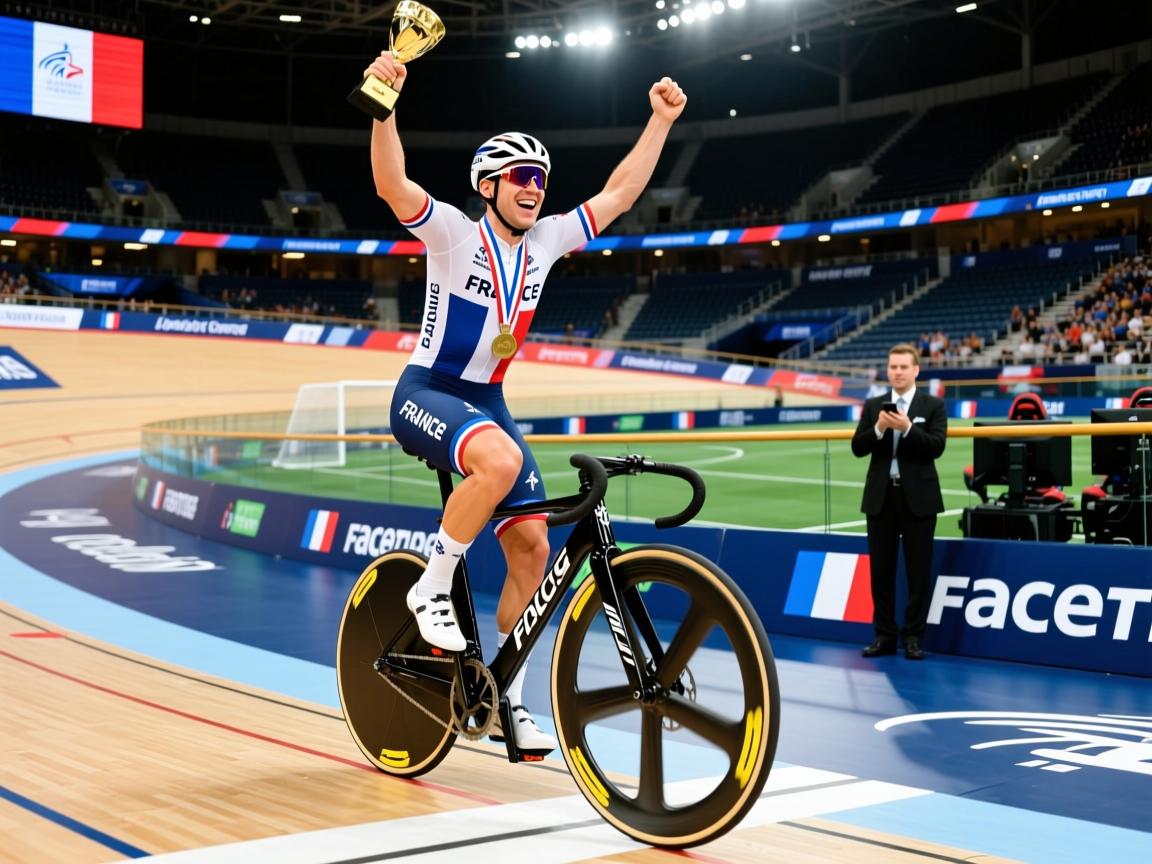 法国骑自行车选手轻松夺冠，表现优异令人惊叹